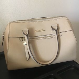 Calvin Klein Coffee Leather purse